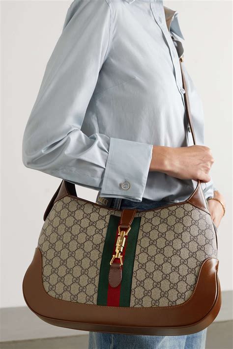 gucci jackie cloth handbag|gucci jackie 1961 shoulder bag.